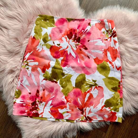 Jones New York Tropical Floral Skirt - Picture 1 of 10
